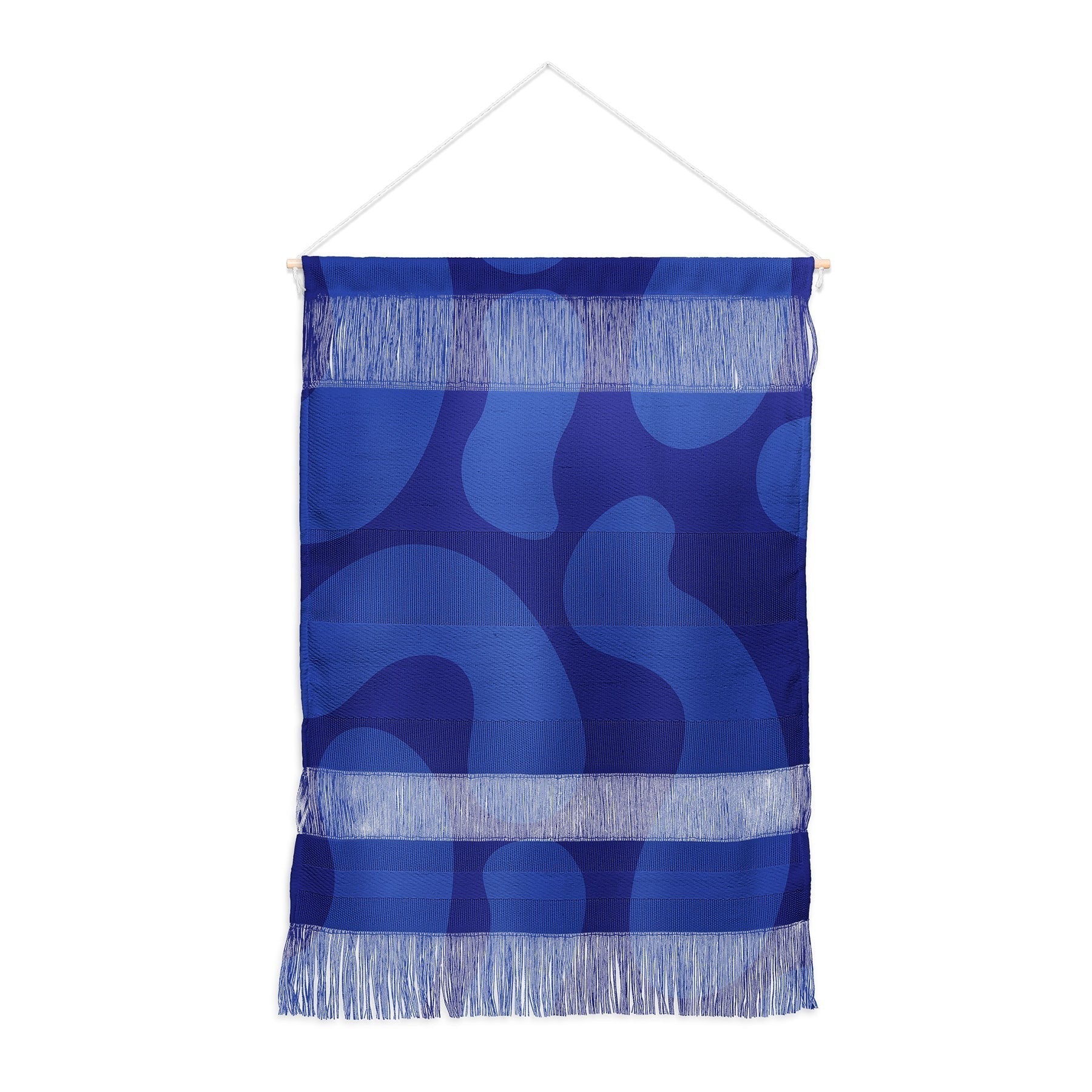 Camilla Foss Blue Pebble Wall Hanging Portrait