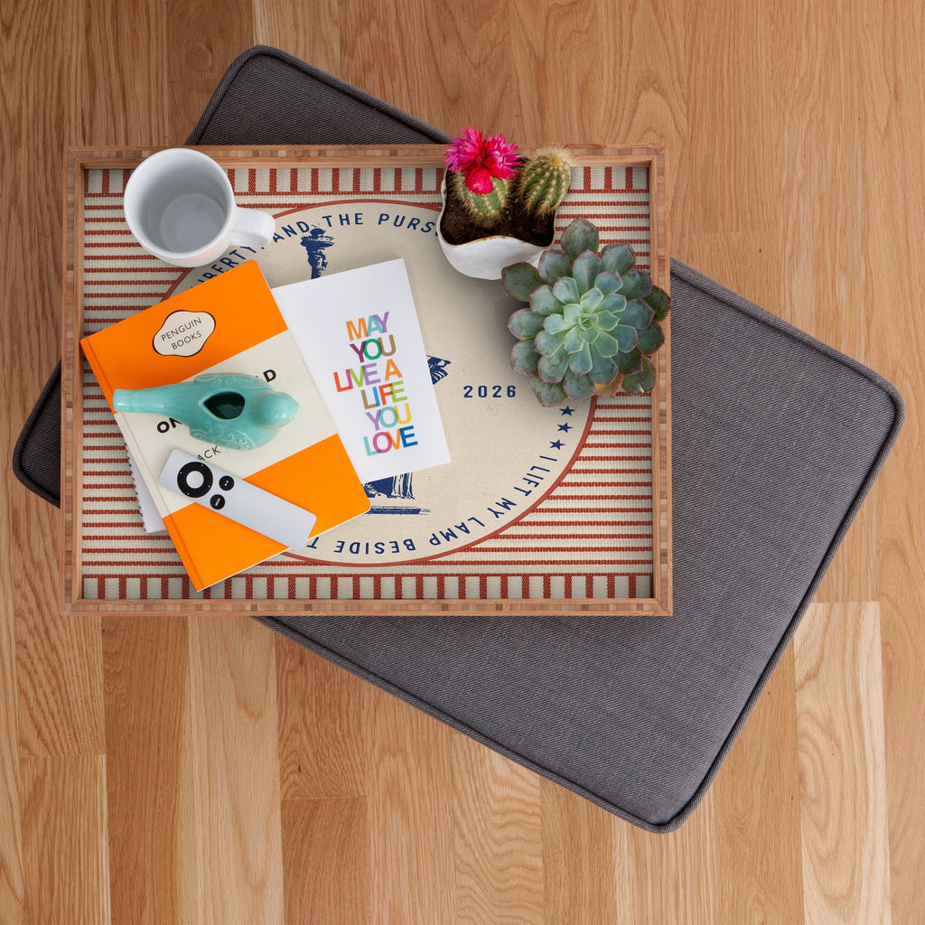 DENY Designs Life Liberty Rectangular Tray