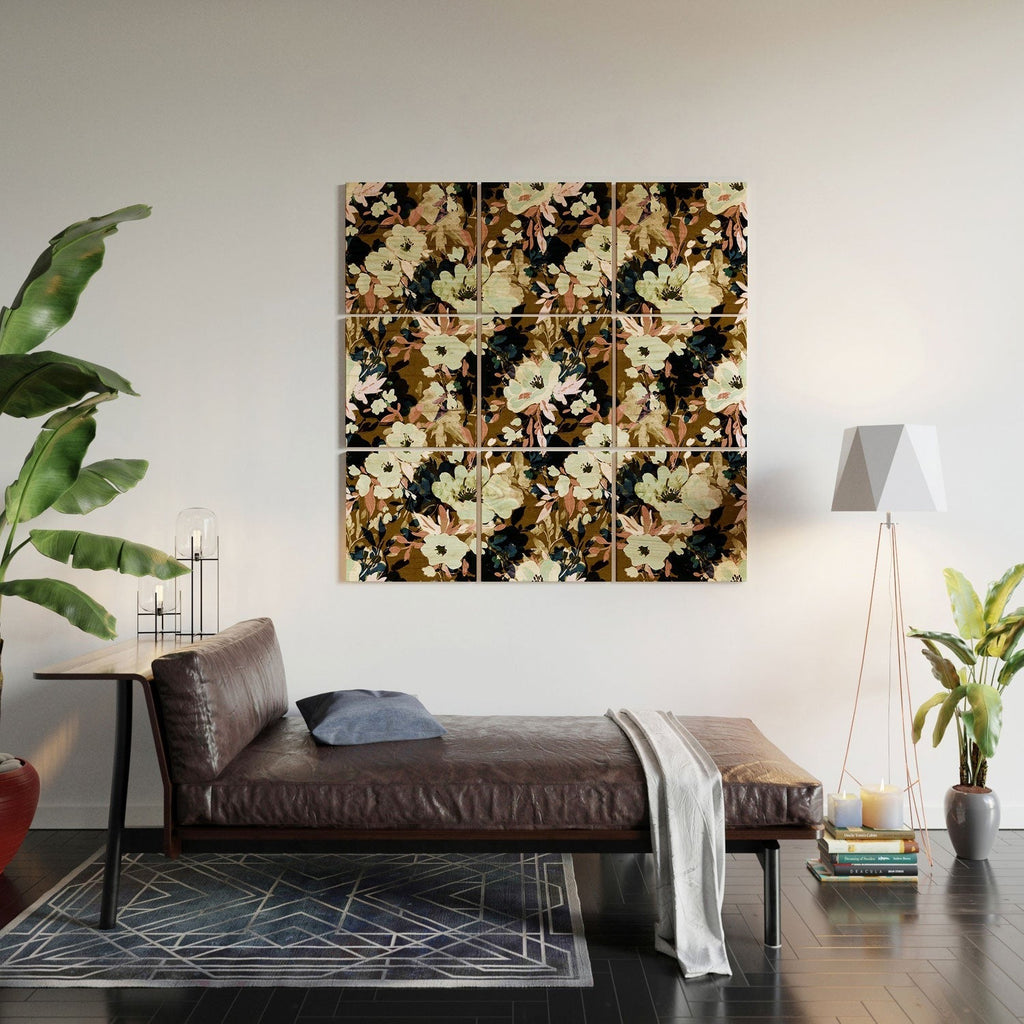 Marta Barragan Camarasa Romantic Floral Fusion Wood Wall Mural