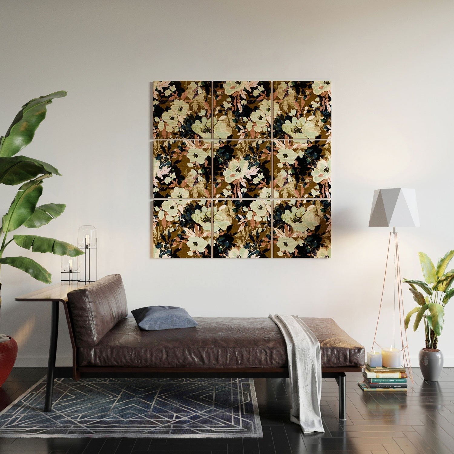 Marta Barragan Camarasa Romantic Floral Fusion Wood Wall Mural