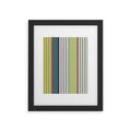Marta Barragan Camarasa Colorful Stripe Delight Framed Art Print