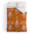 Design by Spark Rose Bubbly And Florals Comforter