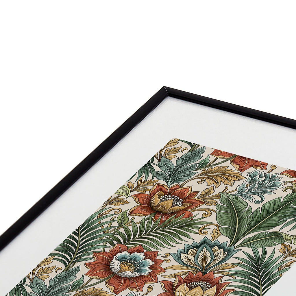 Marta Barragan Camarasa Retro Jungle Garden Metal Framed Art Print