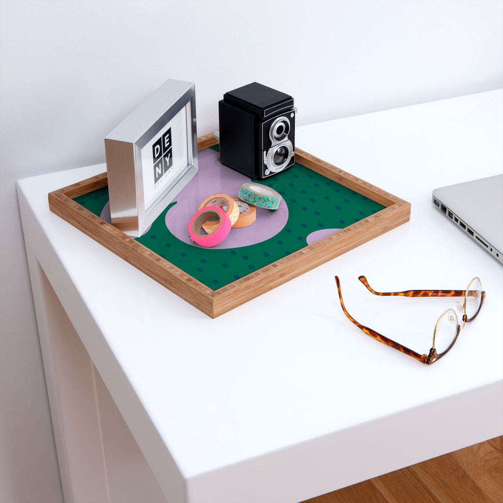 Camilla Foss Pebbles and Rabbit Square Tray