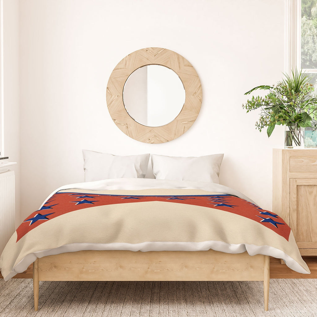 DENY Designs Star Banner Duvet Cover