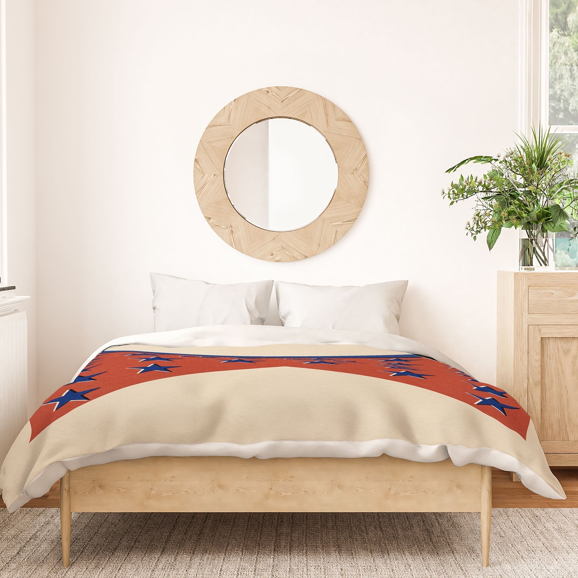 DENY Designs Star Banner Duvet Cover