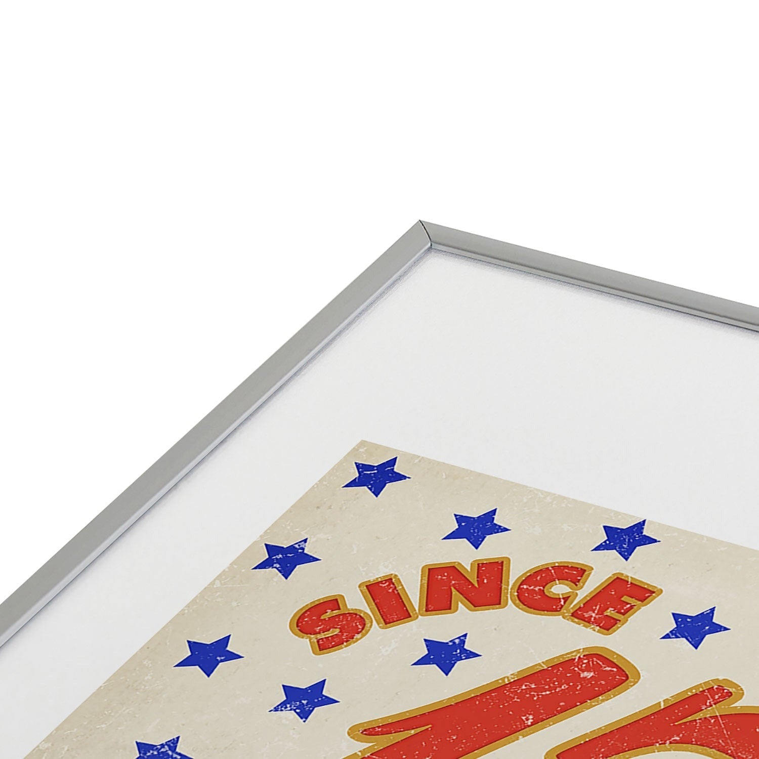 DENY Designs 1776 Stars Metal Framed Art Print