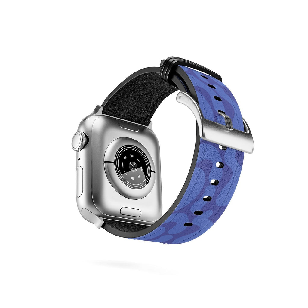 Camilla Foss Blue Pebble Apple Watch Band