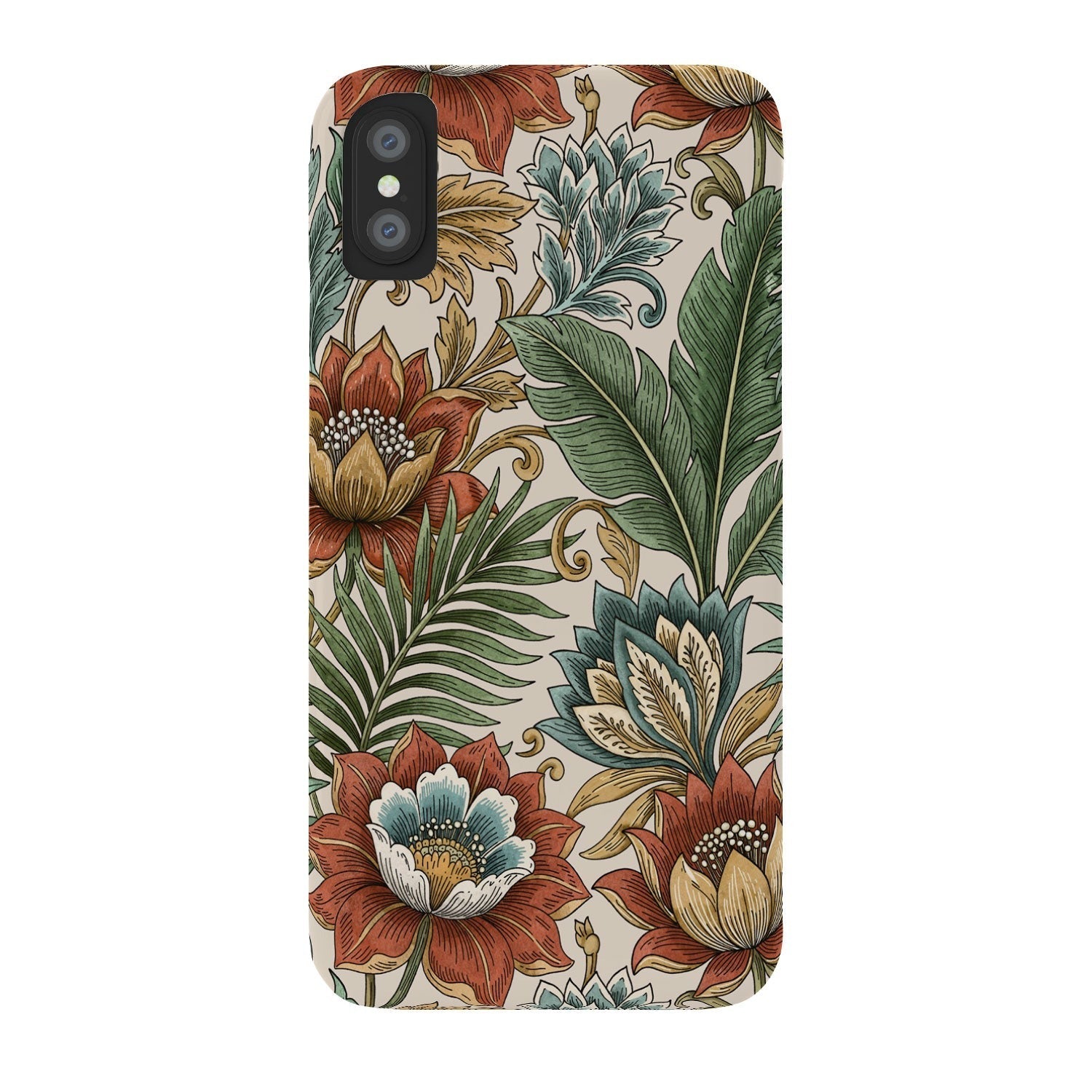 Marta Barragan Camarasa Retro Jungle Garden Phone Case