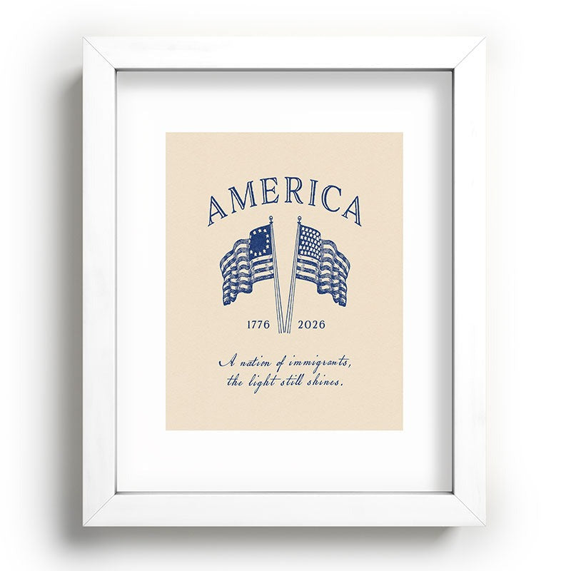 DENY Designs America250 Recessed Framing Rectangle