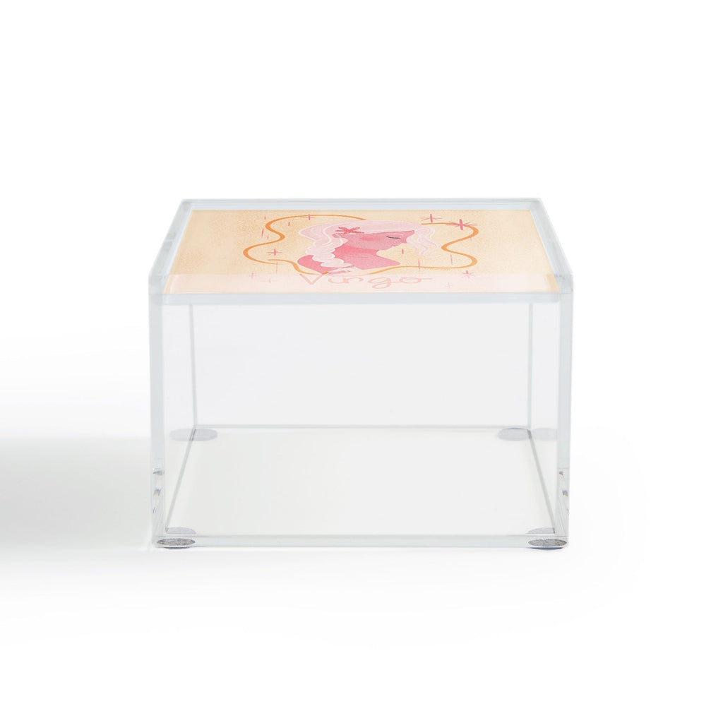 Little Om Zodiac Sign Virgo Acrylic Box