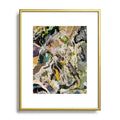 83 Oranges Echoes Beneath the Surface Metal Framed Art Print