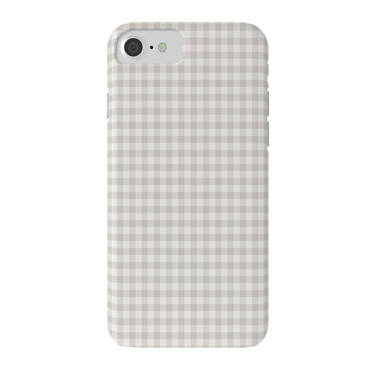 Colour Poems Gingham Plaid Pattern Cloud White Phone Case