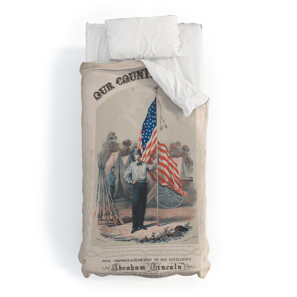 DENY Designs Our Country s Flag Duvet Cover
