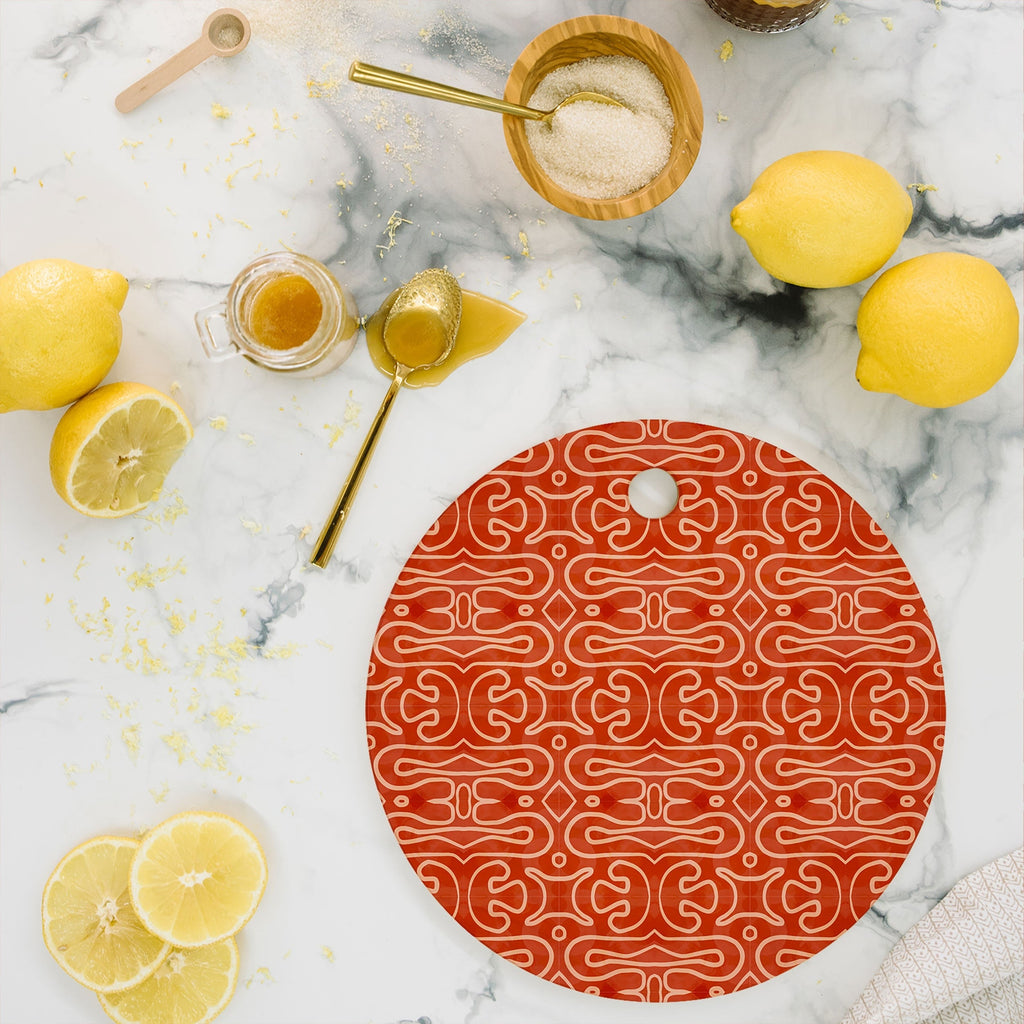 Mirimo Venexiana Burnt Orange Cutting Board Round