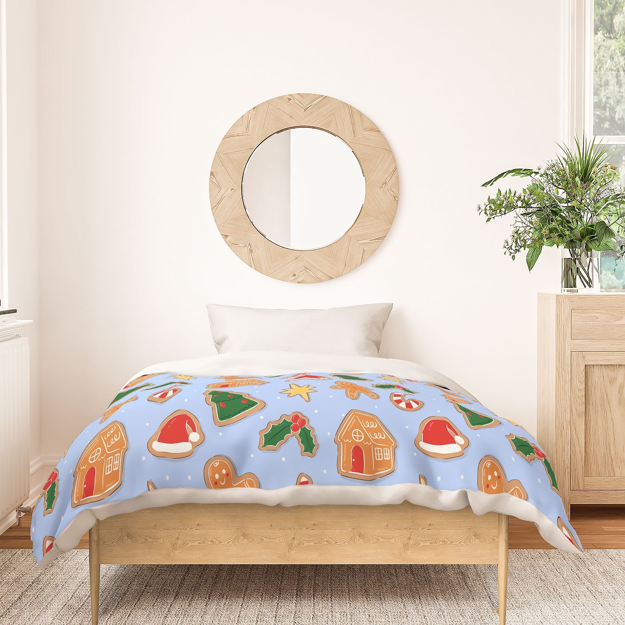 Love_Ryming Christmas Cookies Duvet Cover