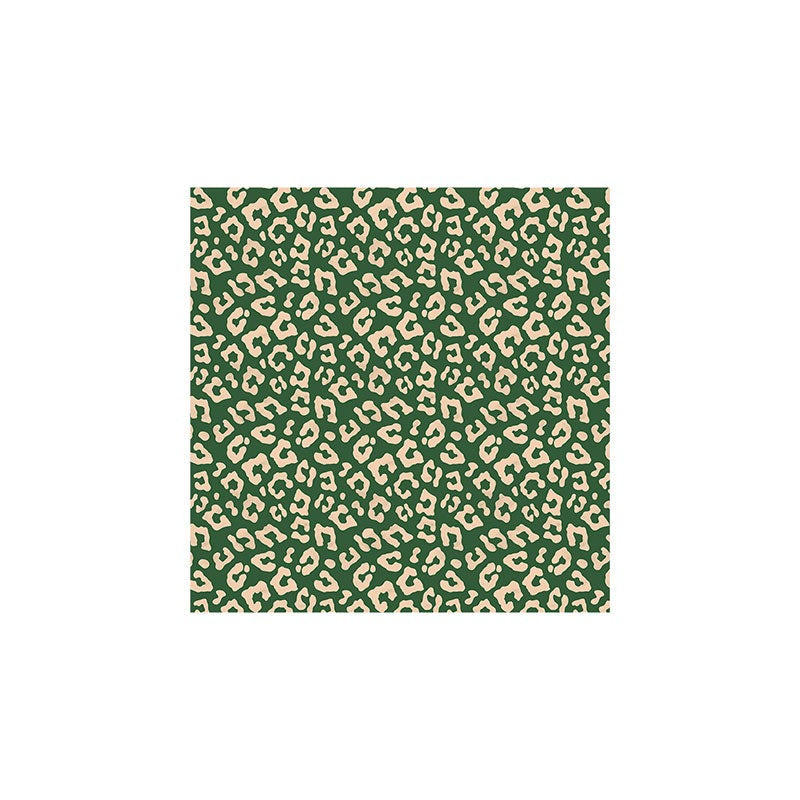 Avenie BR Cheetah Print In Green Art Print