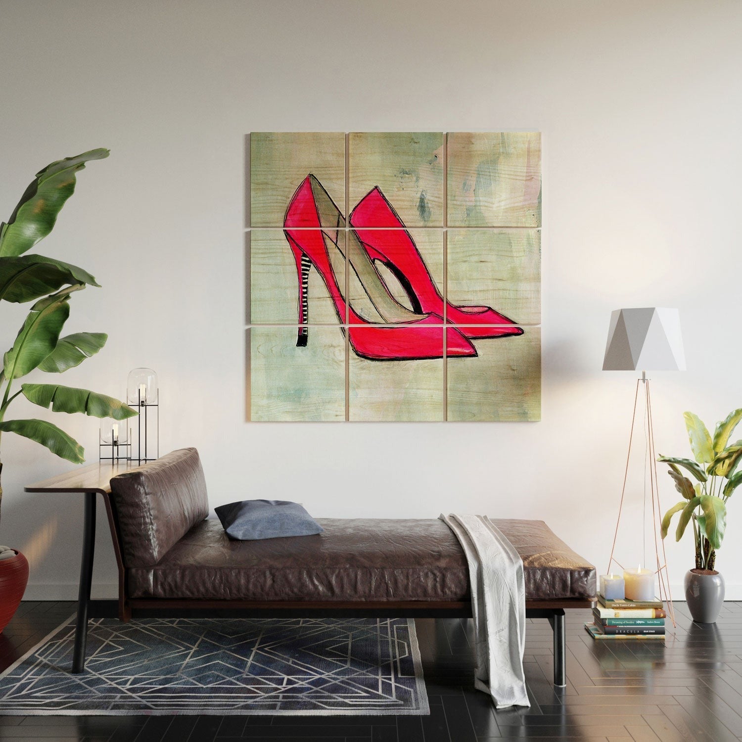 Sophia Buddenhagen Neon Walk Wood Wall Mural