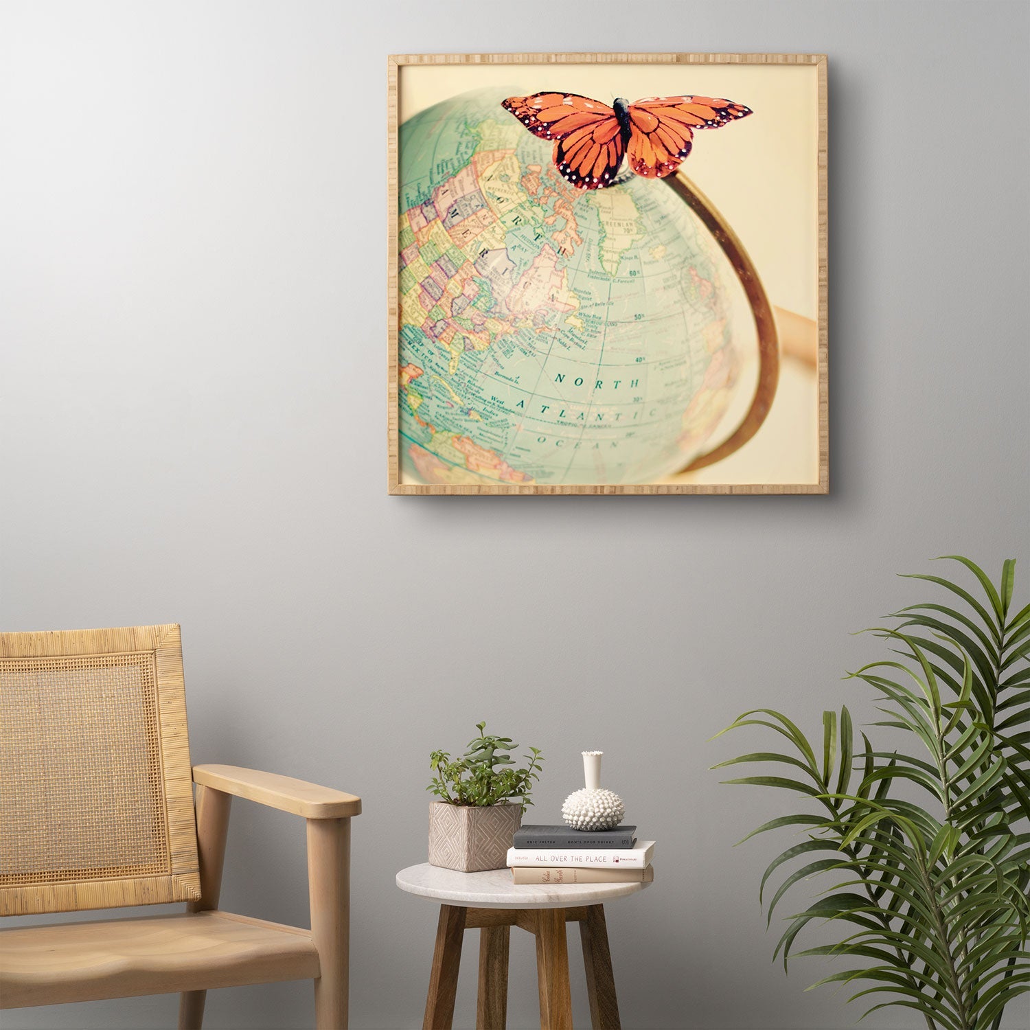 The Light Fantastic World Traveller Framed Wall Art