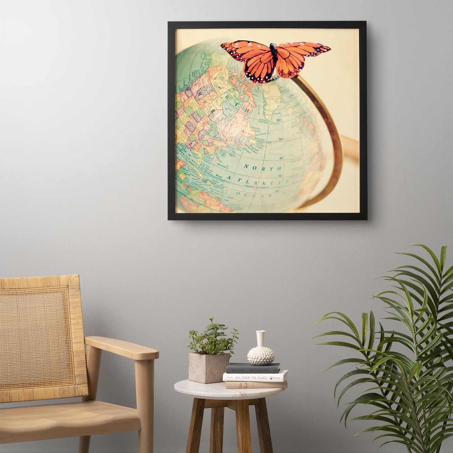 The Light Fantastic World Traveller Framed Wall Art