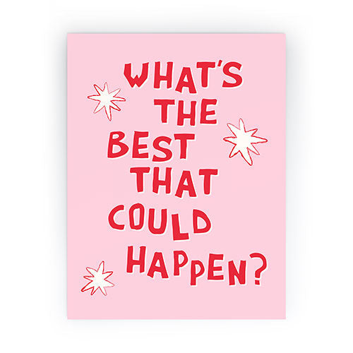 thespacehouse Whats The Best That Could Happen 2 Mini Art Print