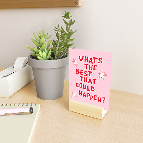 thespacehouse Whats The Best That Could Happen 2 Mini Art Print