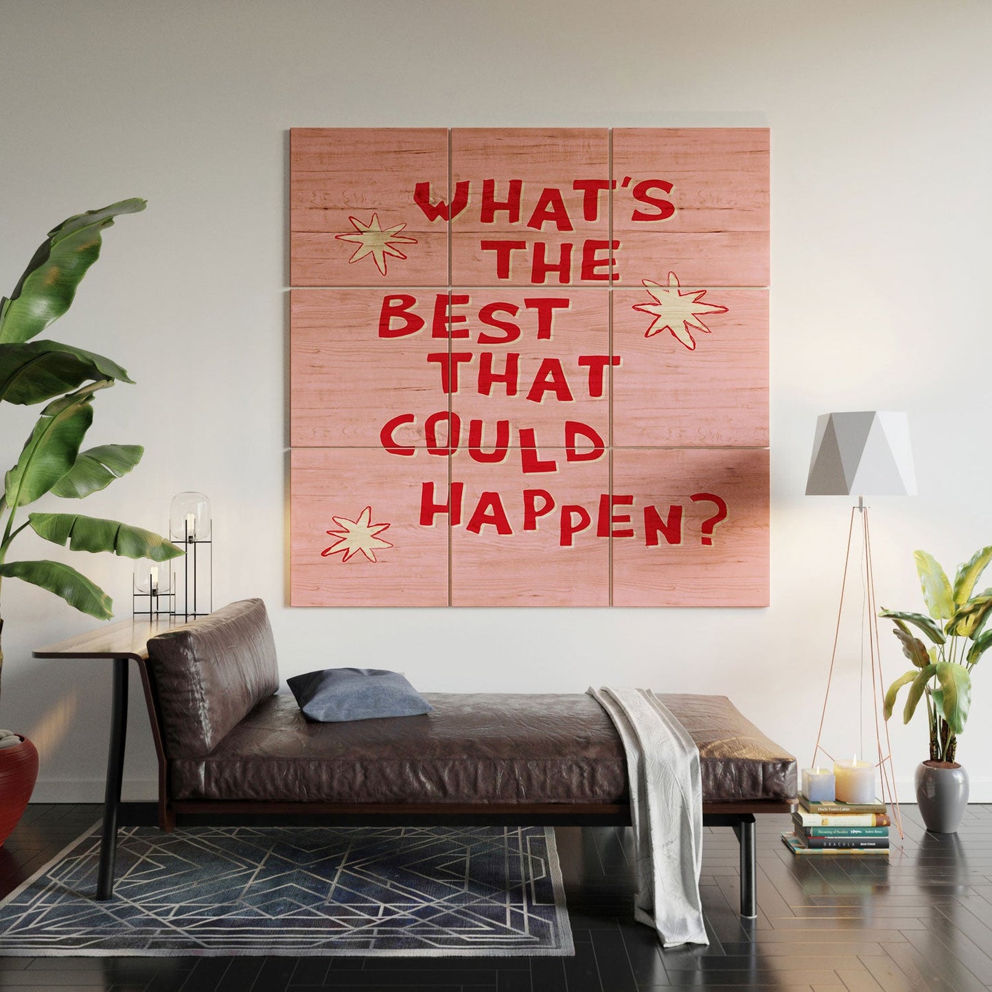 thespacehouse Whats The Best That Could Happen 2 Wood Wall Mural