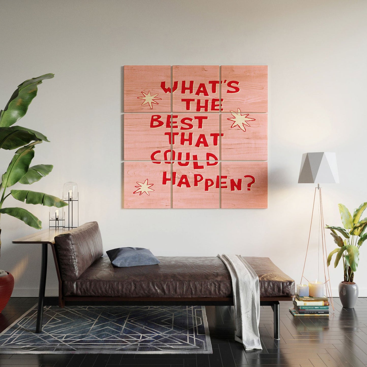 thespacehouse Whats The Best That Could Happen 2 Wood Wall Mural