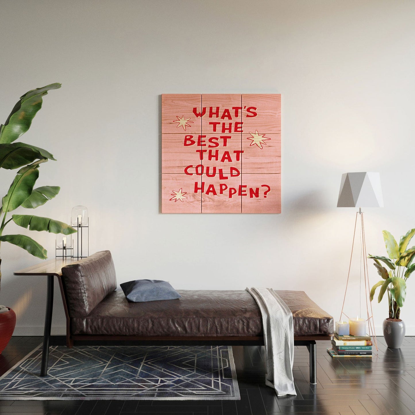 thespacehouse Whats The Best That Could Happen 2 Wood Wall Mural