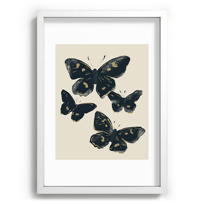 ThingDesign Black Butterflies 2 Recessed Framing Rectangle