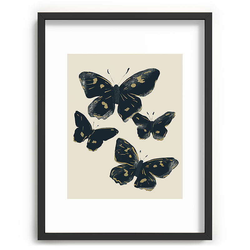 ThingDesign Black Butterflies 2 Recessed Framing Rectangle