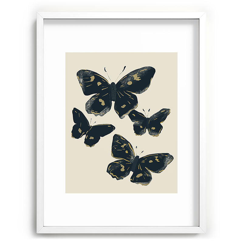 ThingDesign Black Butterflies 2 Recessed Framing Rectangle