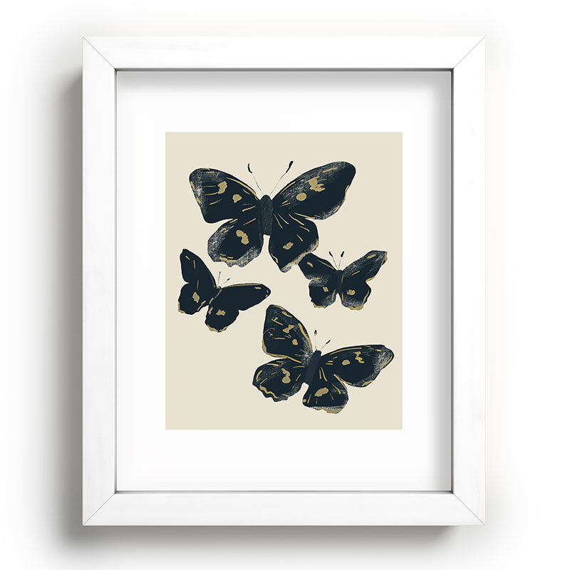 ThingDesign Black Butterflies 2 Recessed Framing Rectangle