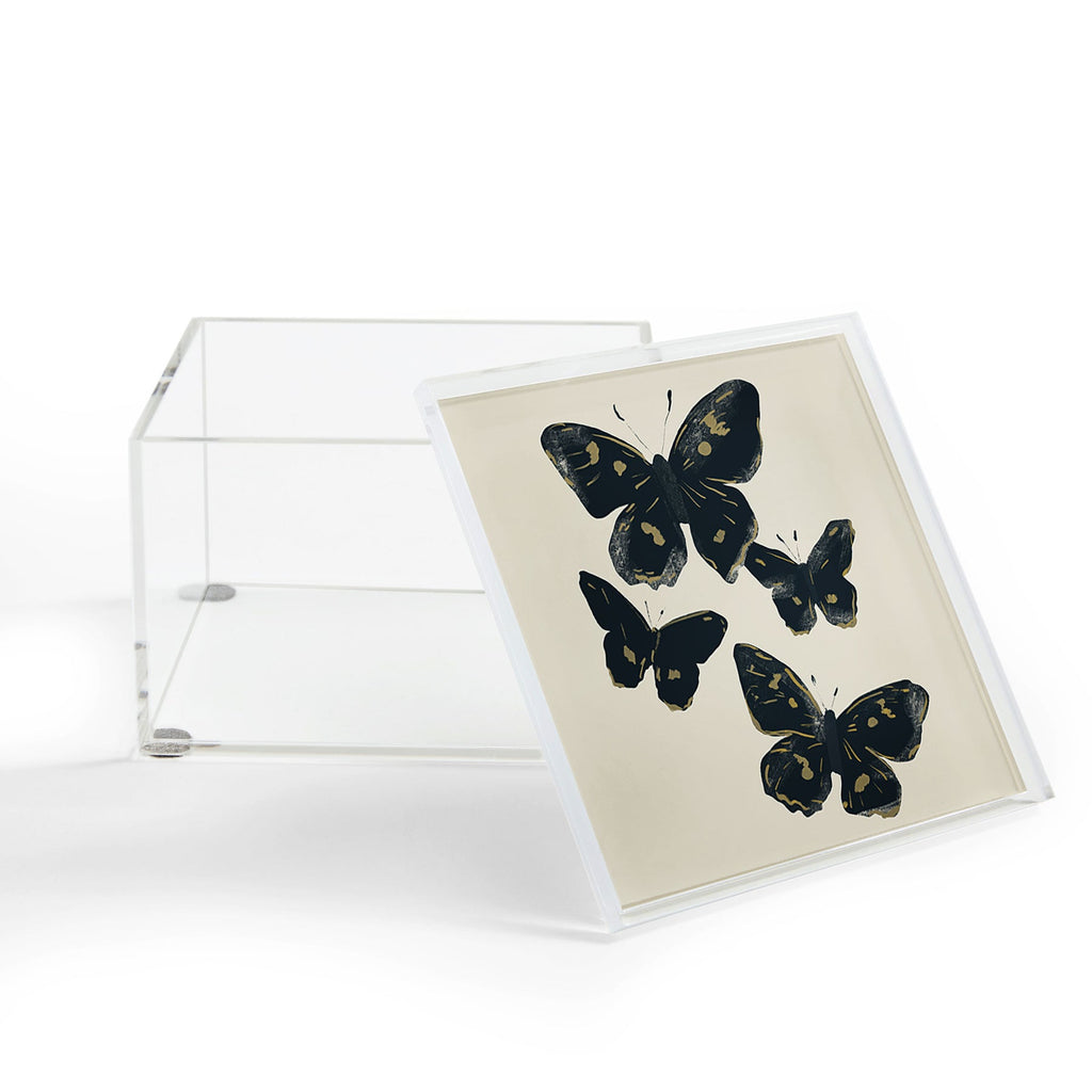 ThingDesign Black Butterflies 2 Acrylic Box