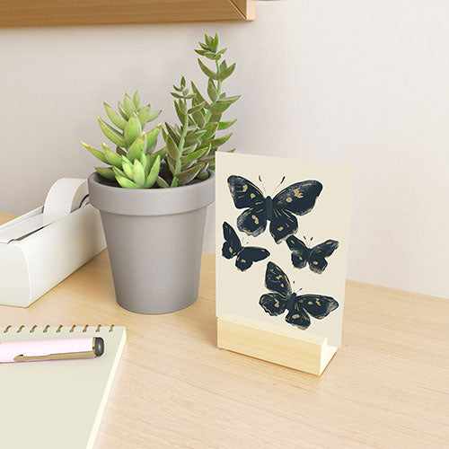 ThingDesign Black Butterflies 2 Mini Art Print