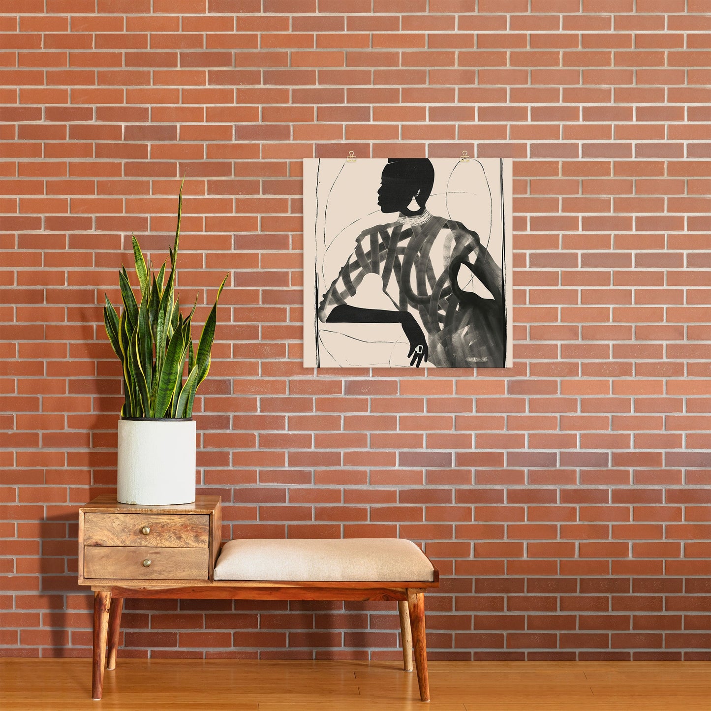 ThingDesign Lady Portrait Art Print