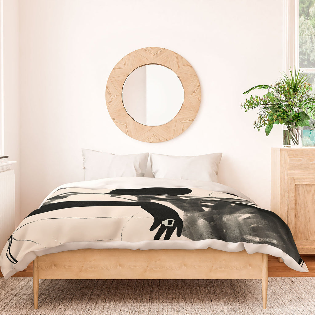 ThingDesign Lady Portrait Duvet Cover