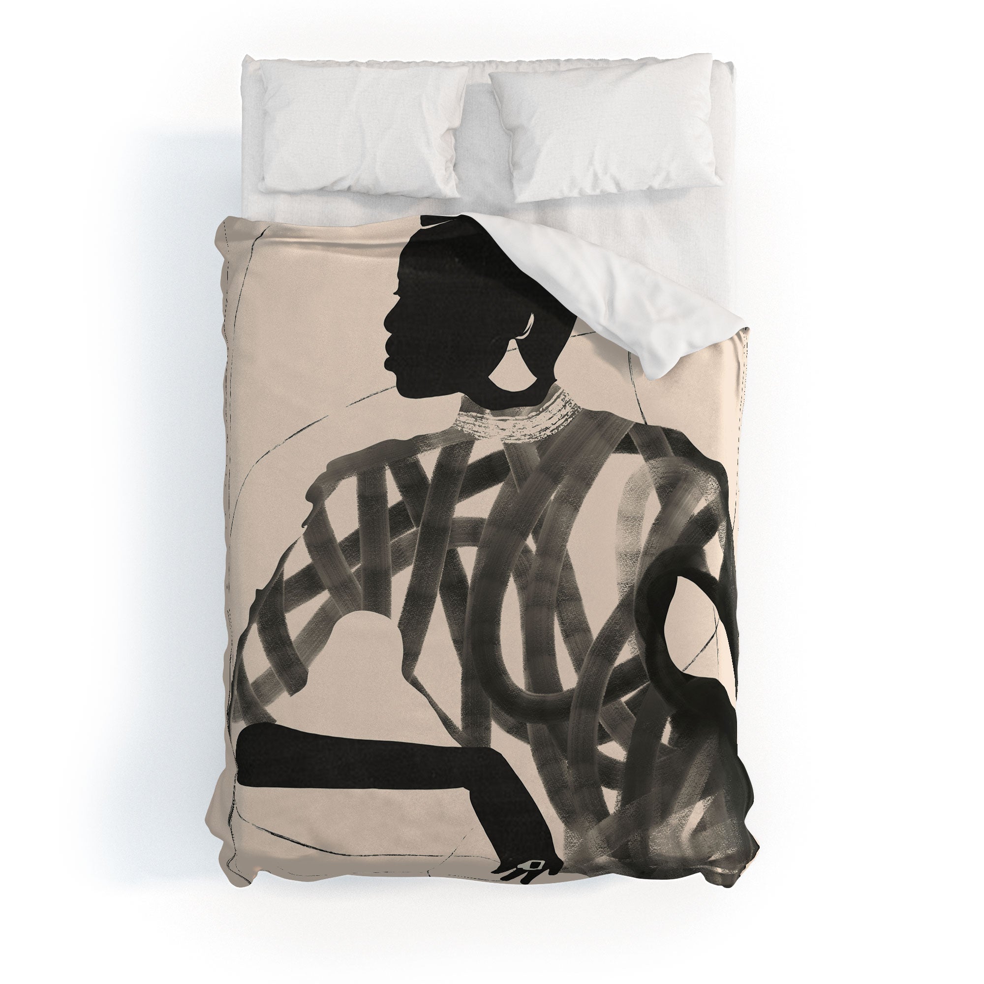 ThingDesign Lady Portrait Duvet Cover