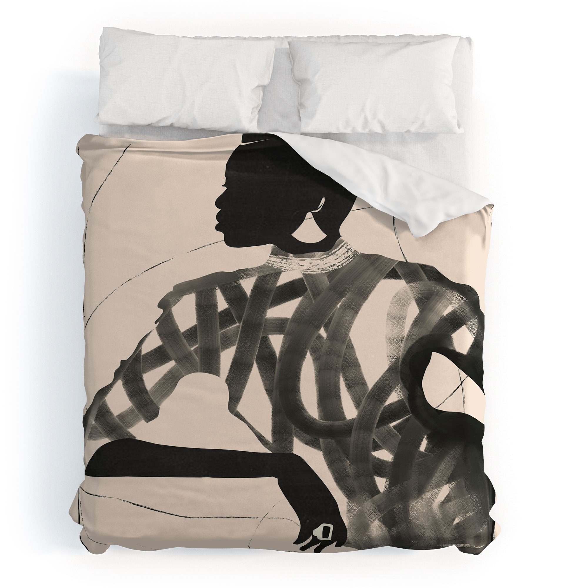 ThingDesign Lady Portrait Duvet Cover