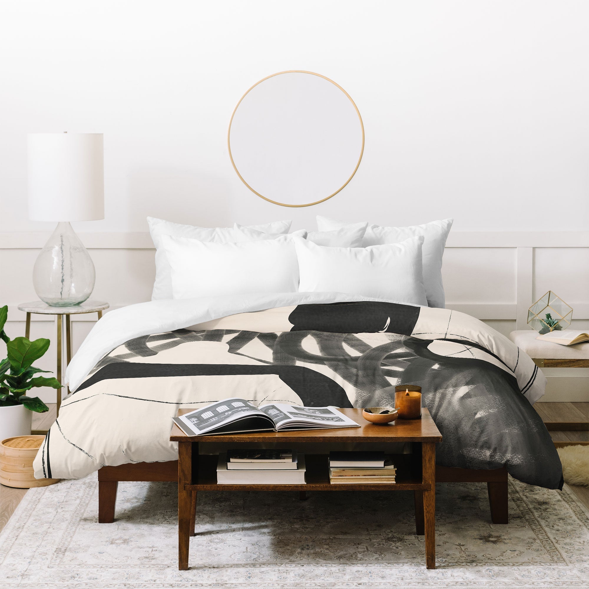 ThingDesign Lady Portrait Duvet Cover