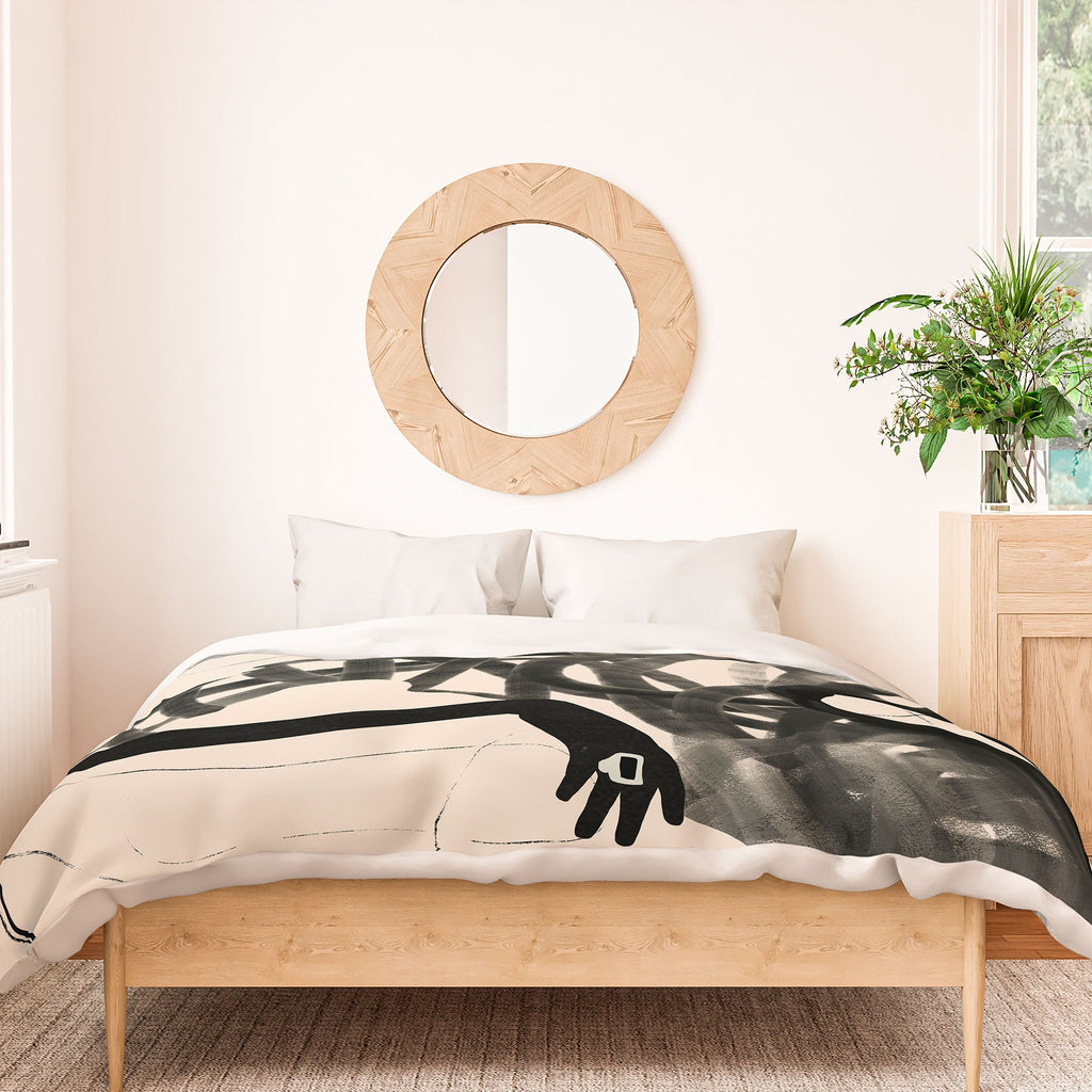 ThingDesign Lady Portrait Duvet Cover