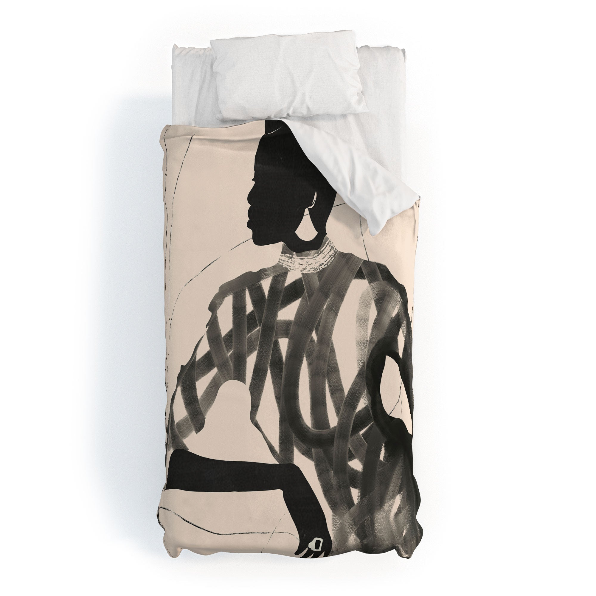 ThingDesign Lady Portrait Duvet Cover