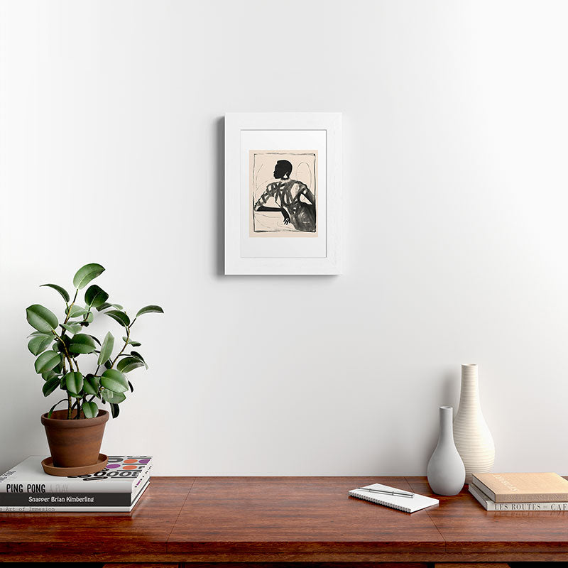 ThingDesign Lady Portrait Framed Art Print