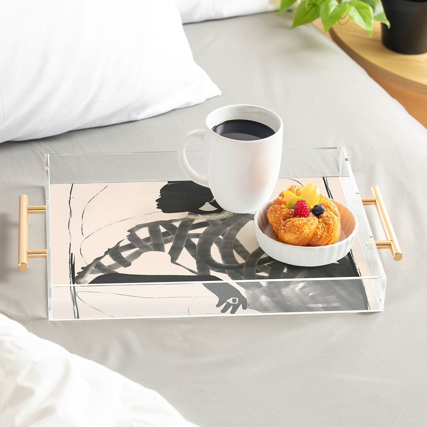 ThingDesign Lady Portrait Acrylic Tray