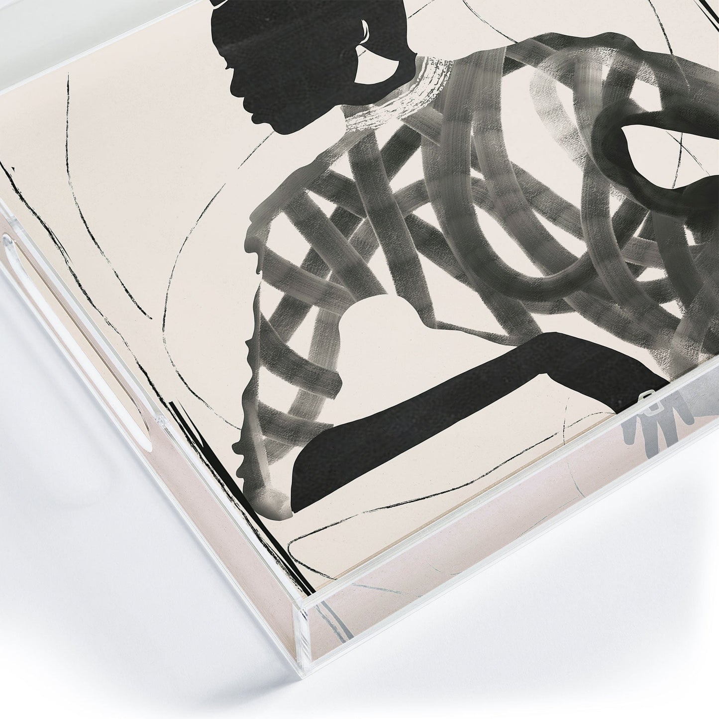 ThingDesign Lady Portrait Acrylic Tray