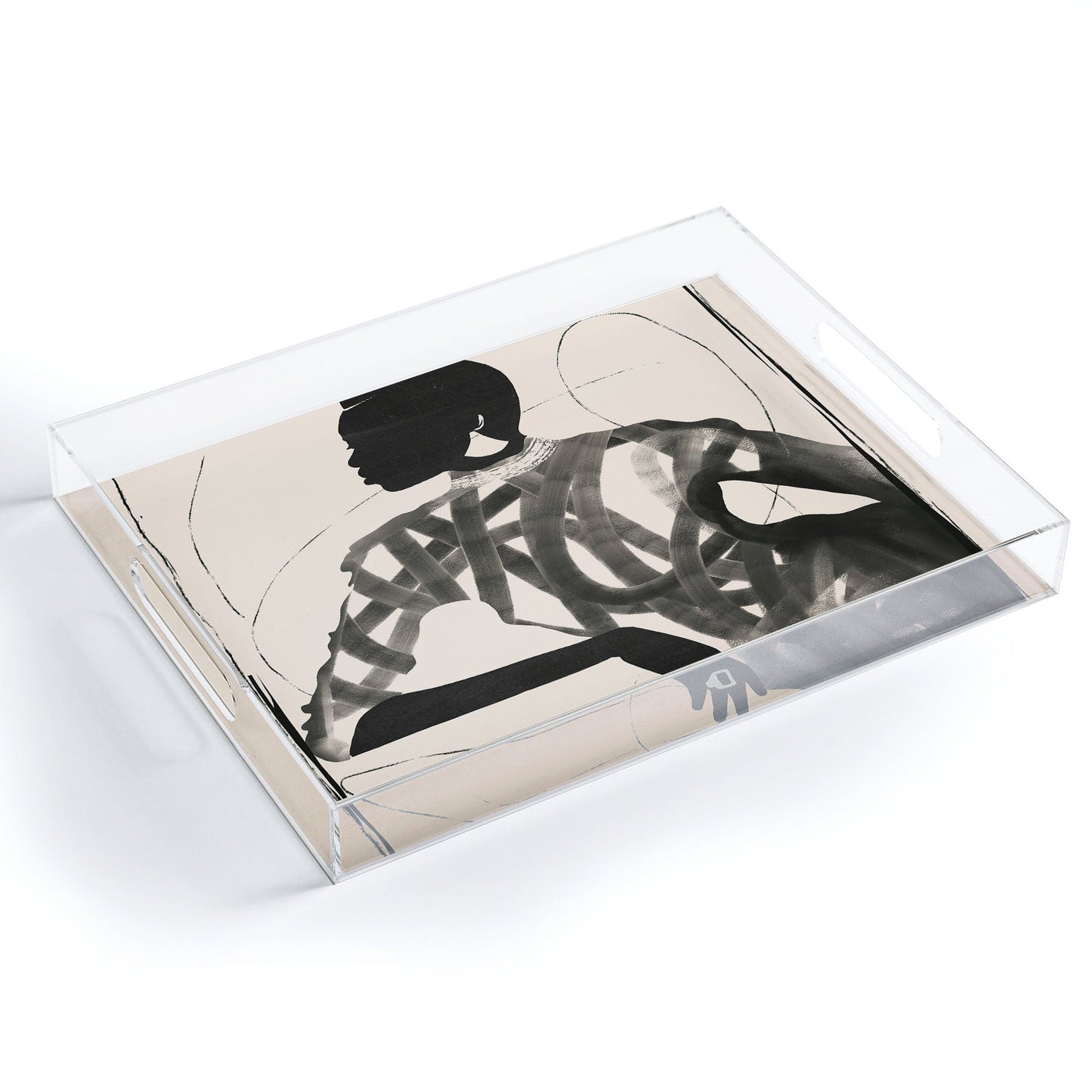 ThingDesign Lady Portrait Acrylic Tray