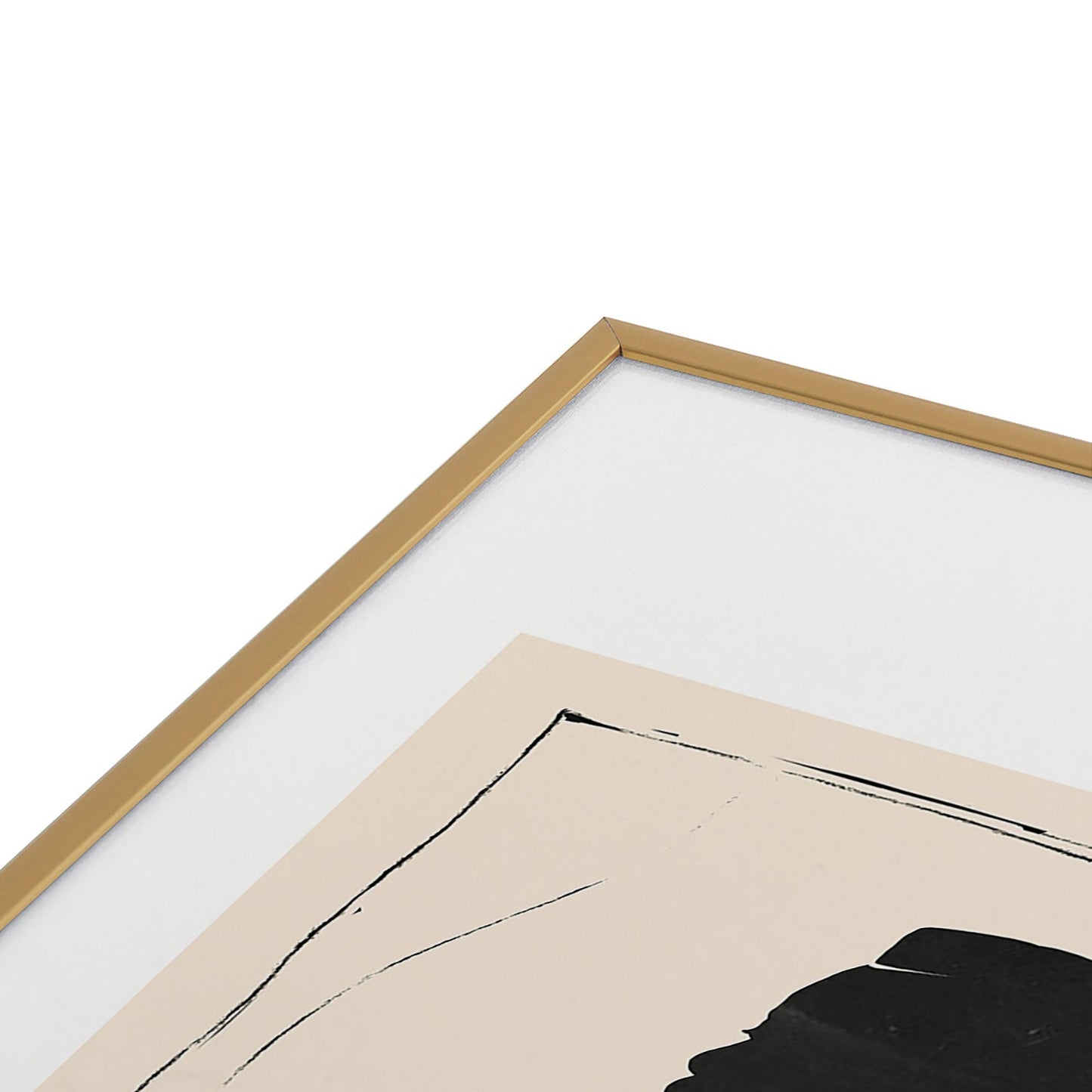 ThingDesign Lady Portrait Metal Framed Art Print