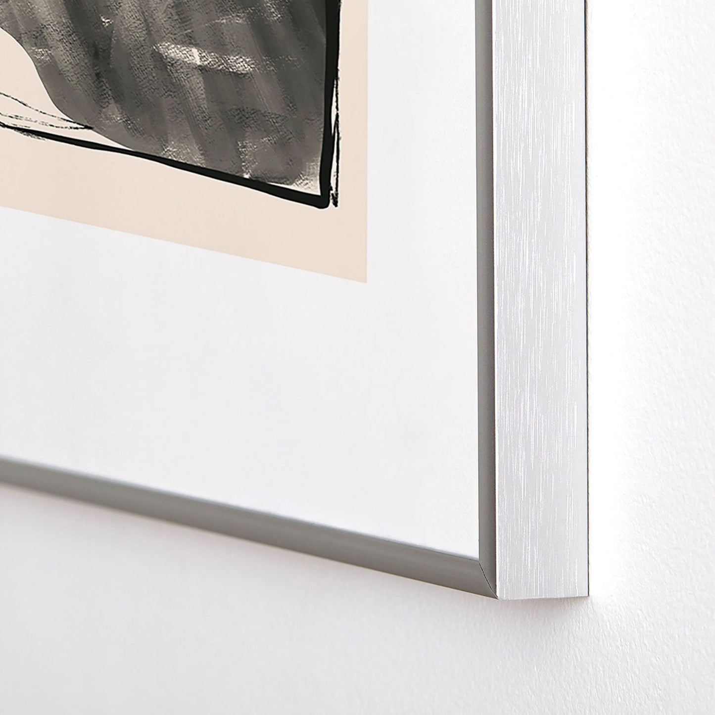 ThingDesign Lady Portrait Metal Framed Art Print