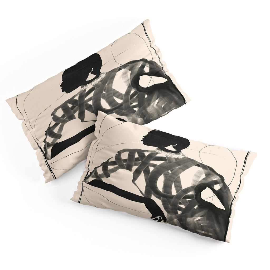 ThingDesign Lady Portrait Pillow Shams
