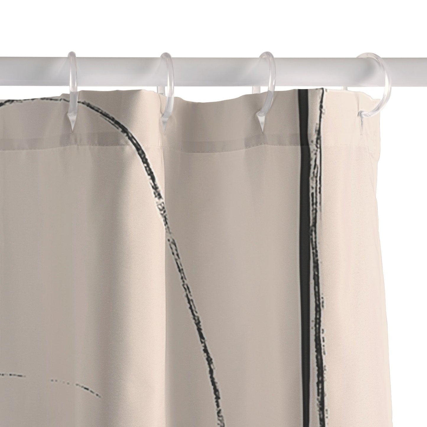 ThingDesign Lady Portrait Shower Curtain